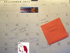 Use the slow time around Christmas to complete your 2013 marketing plan