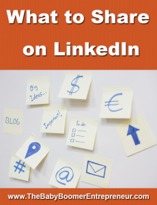 What to share on LinkedIn