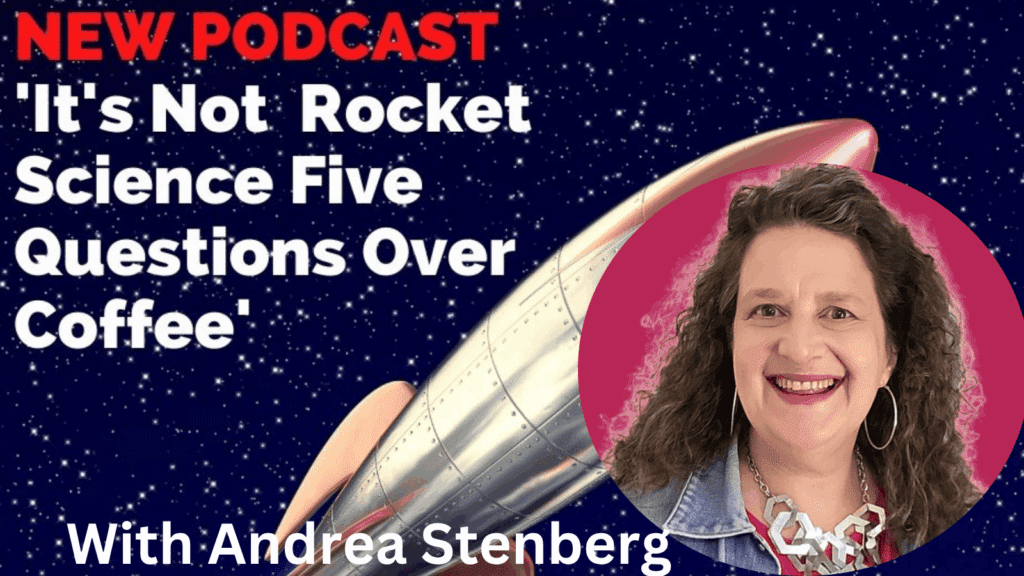 Andrea Stenberg was a guest on 5 Questions Over Coffee podcast