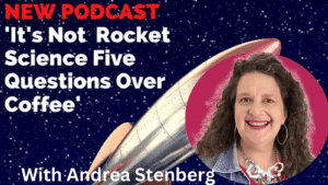 Andrea Stenberg was a guest on 5 Questions Over Coffee podcast